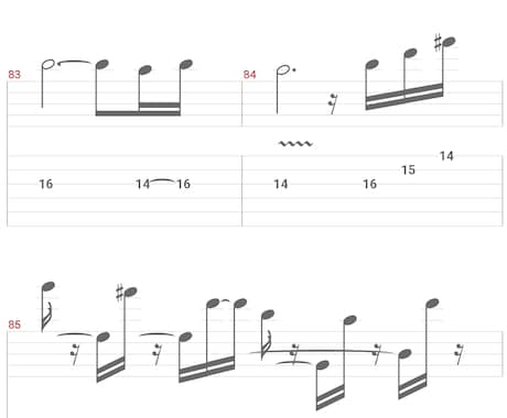 ギターorベースtab譜作成させていただきます 一曲1500円〜2000円です。 イメージ2
