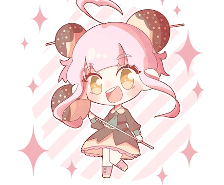 アイコンやグッズのデフォルメイラストの制作します あたたかくてかわいいイラストならお任せ下さい！ イメージ1