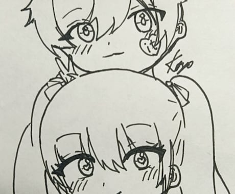 SNSなどで使用するアイコン描きます 主様ご希望の絵柄に書くこと可能!お気軽にお声がけください。 イメージ2
