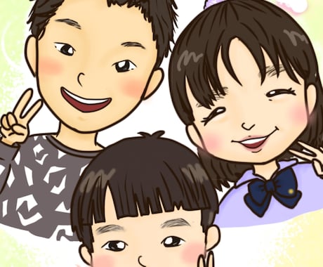 可愛い！似てる！似顔絵描きます 満足していただける作品をお渡しします★ イメージ1