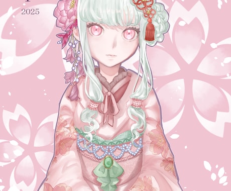 繊細で可愛いキャラクターイラスト制作します アイコン・SDキャラ・1枚絵  丁寧に仕上げます！ イメージ2