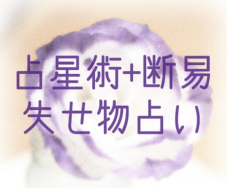 失せ物探します ホラリー占星術と断易でなくしもの鑑定します！ イメージ1