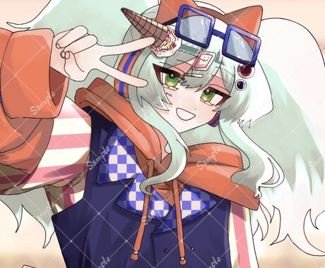 かわいいイラスト、立ち絵描きます 女性、子供が得意です！かわいいイラスト描けます！ イメージ1