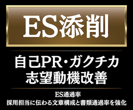 ES・自己PR・ガクチカ・志望動機を添削します 超大手メディア社員×修士キャリアコンサルタントの指導 イメージ1