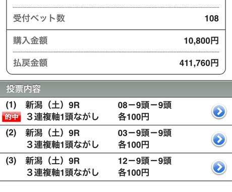 中央競馬メインレース予想します メインレースの買目を悩んでいる方や初心者の方に！ イメージ1