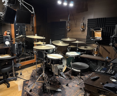 FFゲーム音楽を始め録音ドラムミックス行います ゲーム音楽ドラマーによる自作スタジオでの録音ミックス作業 イメージ2