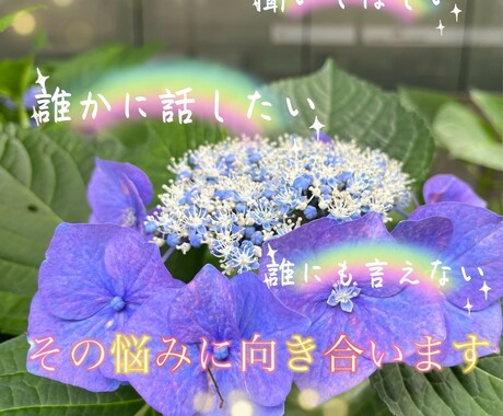 ただ話したい聞いてほしい！否定せずやさしく聞きます 悩み相談/話し相手/愚痴/なんでも聞くよ(*´꒳`*) イメージ2