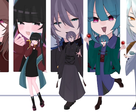 TRPGなどの立ち絵を描きますます TRPGで使用するアイコンや全身立ち絵を描かせて頂きます。 イメージ1