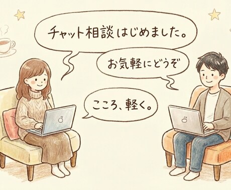 話さなくていい！ライン感覚で本音を聞きます スピード返信！1時間のチャットで心を軽くしませんか？ イメージ1