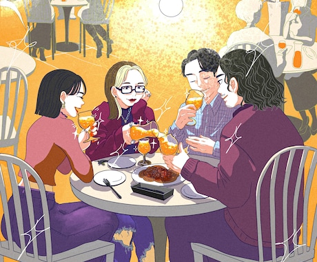 商用イラストの制作いたします 若者・Z世代に受けるイラストをメインで制作いたします！ イメージ1
