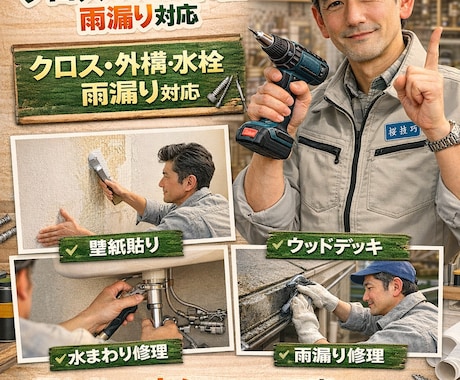 DIY材料選定から施工方法やコツ教えます 業界レジェンドが皆様のDIYアドバイザーに！ イメージ1