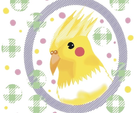 ポップな動物描きます イメージ1