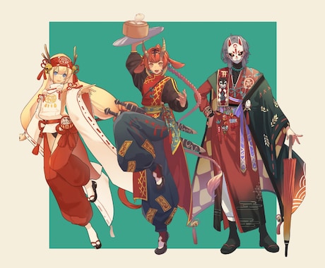 キャラクターデザインします 動画配信やIRIAMにあなただけのオリジナルキャラクターを！ イメージ2