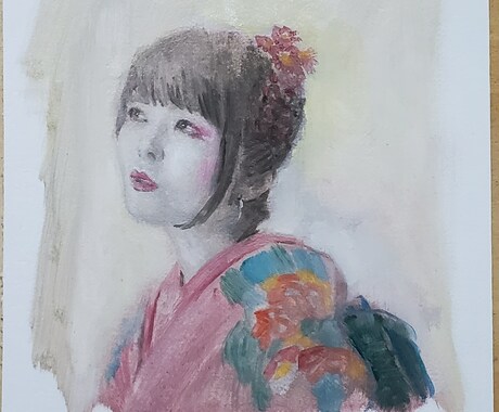 リアルタッチでイラスト描きます 目立ちたい時の一手に油絵描きがリアルな描写で制作します。 イメージ2