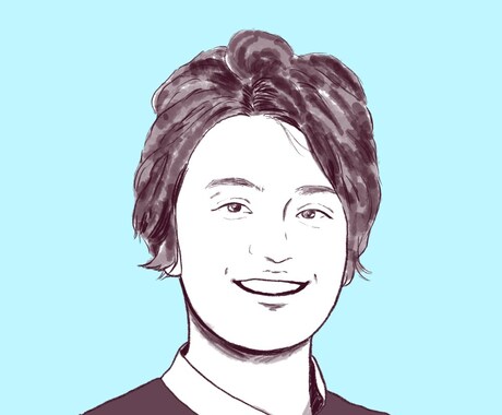 シンプルな似顔絵アイコンお描きします シンプルでふんわりとしたおしゃれな似顔絵アイコン イメージ2