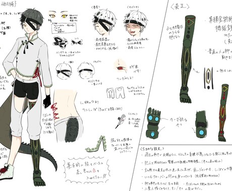 オリジナルキャラクターの制作お手伝いします イメージ1