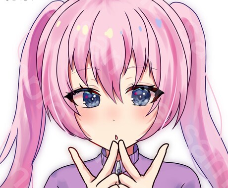 超♡可愛い女の子のアイコン作成します 可愛いSNS用アイコンで個性をだそう イメージ2