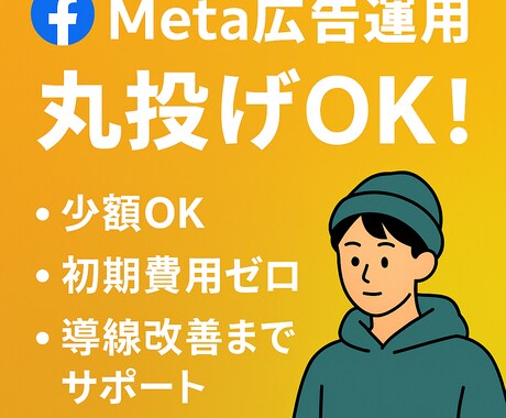 Meta広告運用を代行いたします 少額予算でも対応可能！設定についても対応します！ イメージ1