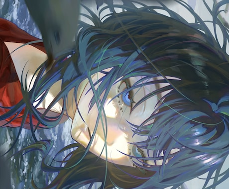 アンニュイな表情が魅力的なイラスト制作します あなたの大切なOCキャラ、私の世界観で表現します イメージ2