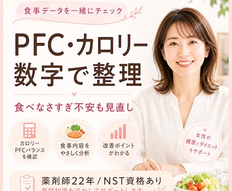 摂取カロリーとPFCの目安をやさしく整理します 食べなさすぎ不安も数字で見直します イメージ1