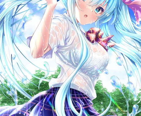 今だけ特価■8000円で高クオリティ絵を描きます 美少女が得意ですがイケメンも大好き。 イメージ2