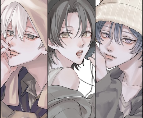 魅力的なキャラクターお描きします SNSやYouTube等のアイコンにいかがですか イメージ2