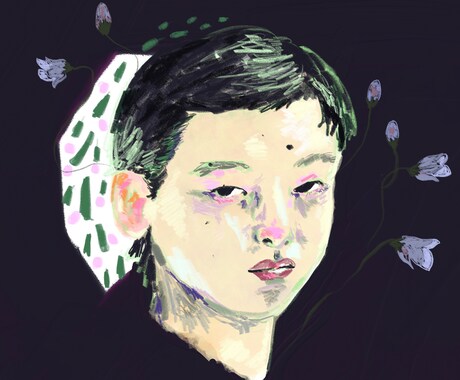 アイコンなどにも使用できる似顔絵を作成します 個性的で温かみのあるデザインが好きな方へ イメージ1