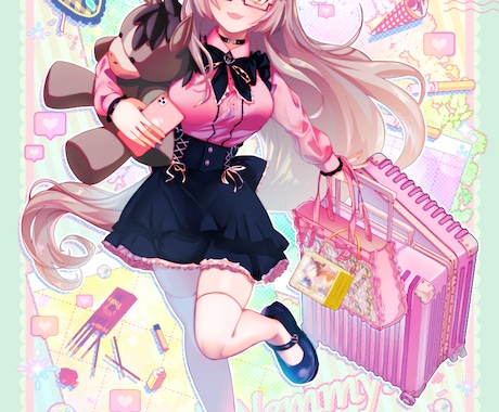 目を惹くイラストを制作します 豊かな色彩で、理想のイメージを形にします イメージ1