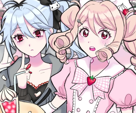 甘くてふわふわの世界観でイラストお描きします イメージ1