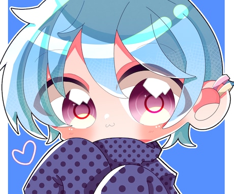限定価格！SNS用のアイコンを制作します カラフルなSDキャラのイラストを描きます！ イメージ2