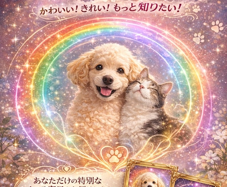 うちの子 オーラを素敵な画像にします 待ち受けにしたい！うちの子オーラを作成します。 イメージ1