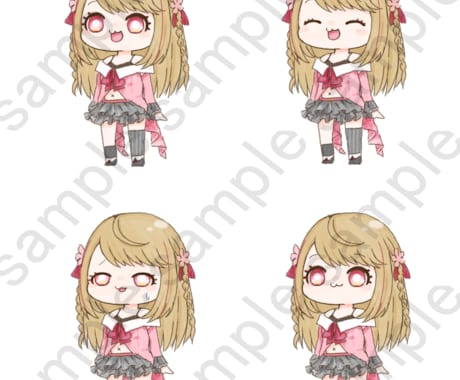 snsアイコン〜LIVE2dモデル何でも描きます お好みのタッチでお客様好みにできます！ イメージ1