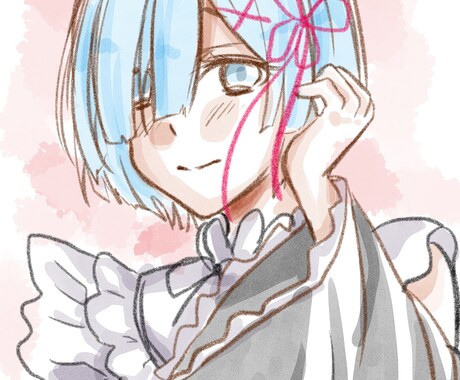 鉛筆風イラスト描きます イメージ1