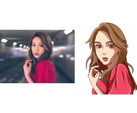 SNSやプロフィール用アイコン制作します お写真をご用意するだけ！オリジナルアイコン制作致します！ イメージ2