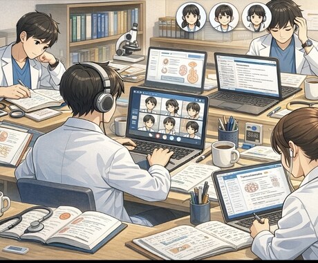 現役医学生がオンライン自習室であなたと勉強します 現在国立大医学部に通う私とともに勉強や作業をしませんか！ イメージ1