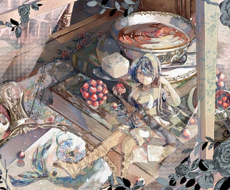 背景、商用利用込み！MV用など一枚絵描きます 貴方の望む幻想的な世界を描きます！ イメージ1