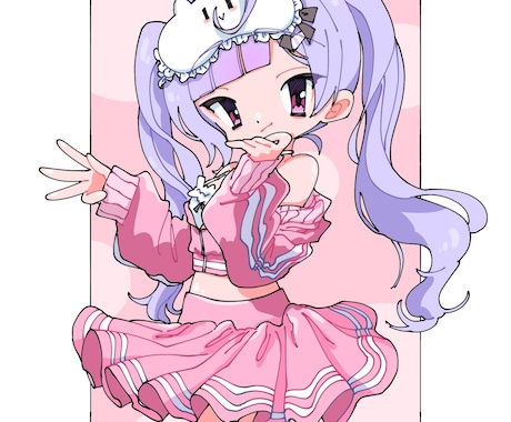 おメメが大きい女の子描きます ぷりぷりの可愛い子を描く事が得意です！ イメージ2