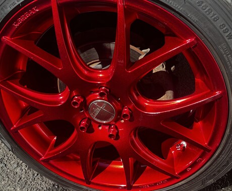 車、バイクのホイールや小物塗装やります ホイールなどの心機一転に色替え イメージ2