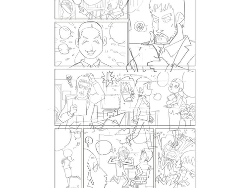 漫画★複数・単体ページ/4コマ描きます 特徴的な絵柄で差別化!漫画でサービスを分かりやすくします! イメージ2