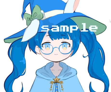 お手軽にVtuberデビュー！配信用立ち絵描きます 自動でまばたき・音声に合わせて口元が動いて配信映え！ イメージ2