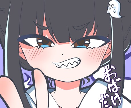 イラストやってます SNSアイコンや実況者、配信者型の立ち絵も作ります！！ イメージ2