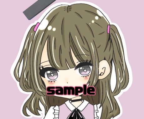 アイコン作成承ります 可愛いミニキャラアイコンにしませんか！ イメージ1