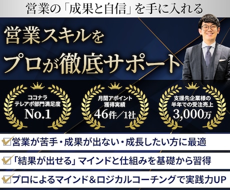 営業スキル向上を目指す方の営業相談お受けします 営業スキル向上を目指す方向けのお勧めプログラムです イメージ1