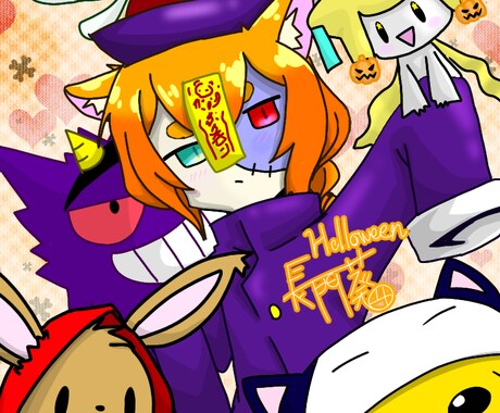 アイコン用のイラスト描きます かわいい系、アニメ風のアイコン依頼承ります(*^^*) イメージ2