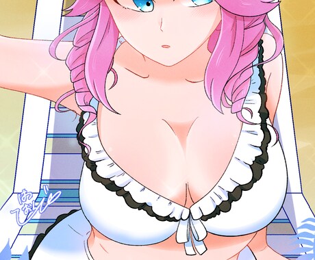 等身イラストのサムネイルやイラスト作成承ります 明るい色彩とポップな絵柄が得意です！ イメージ2