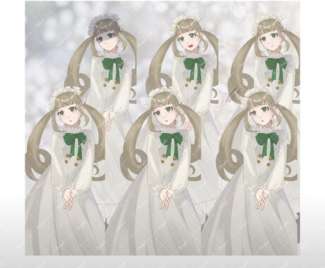 メイド服姿の女性の立ち絵販売します 商用可能！既製品のため即納品可能！！ イメージ2