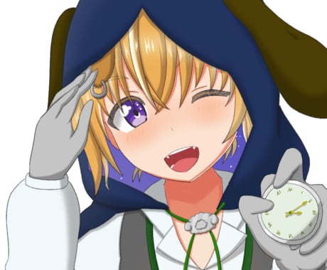 SNS＆動画配信サイト用少女・少年アイコン描きます SNS、配信・動画活動用にお使いください イメージ1
