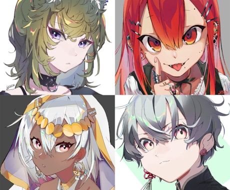 商用可・迅速丁寧◎おしゃれなSNSアイコン描きます 綺麗！かっこいい！ツイッター・YouTubeなどにおすすめ イメージ1