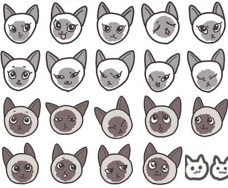 ペットのイラスト、スタンプや絵文字を描きます イメージ1
