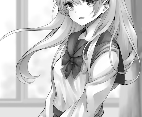 小説の挿絵などに使えるモノクロイラスト描きます イメージ1